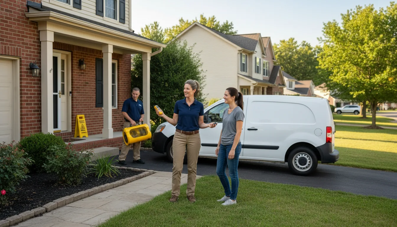 Residential water damage restoration in Crawford, NE